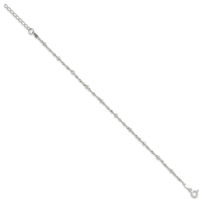 7 Zoll Sterlingsilber mit 1 Zoll Verlängerung Fantasie Armband