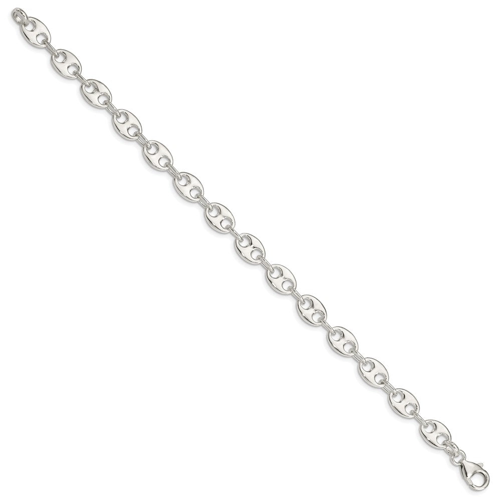 7.75 Zoll Sterlingsilber Poliert Armband