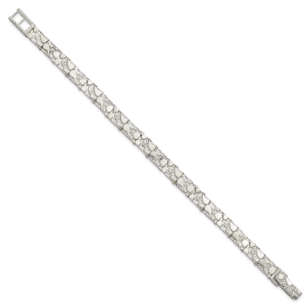 Sterlingsilber 7mm Nugget Armband