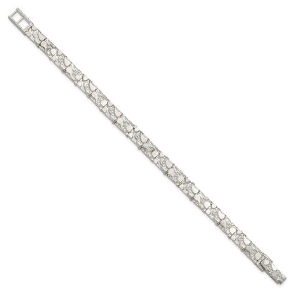 Sterlingsilber 7mm Nugget Armband
