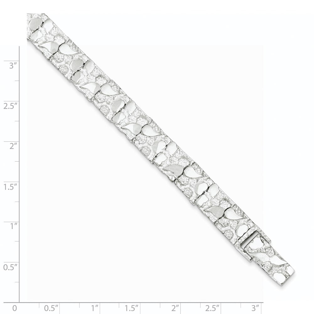 Sterlingsilber 9mm Nugget Armband