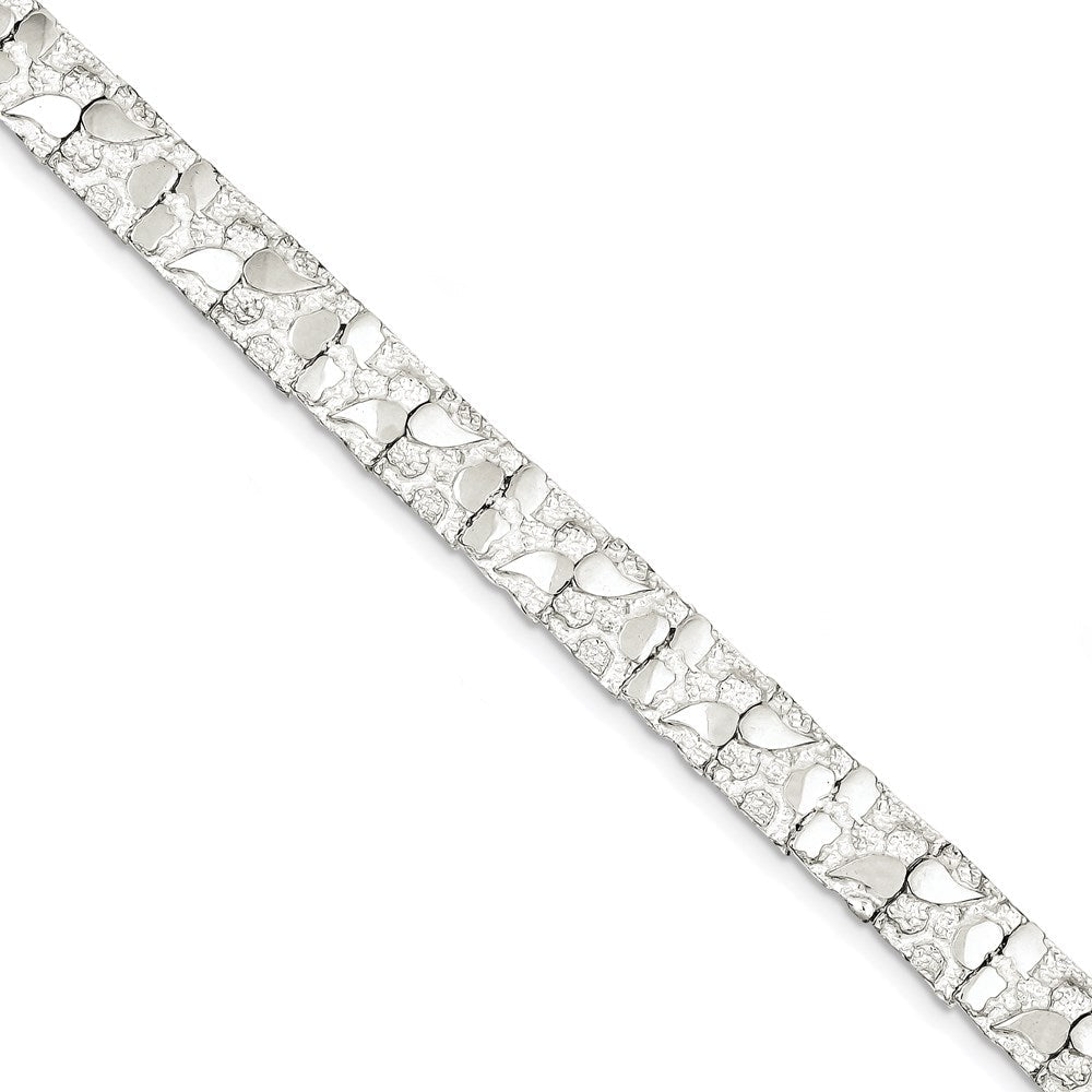 Sterlingsilber 9mm Nugget Armband
