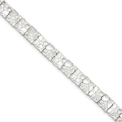 Sterlingsilber 9mm Nugget Armband