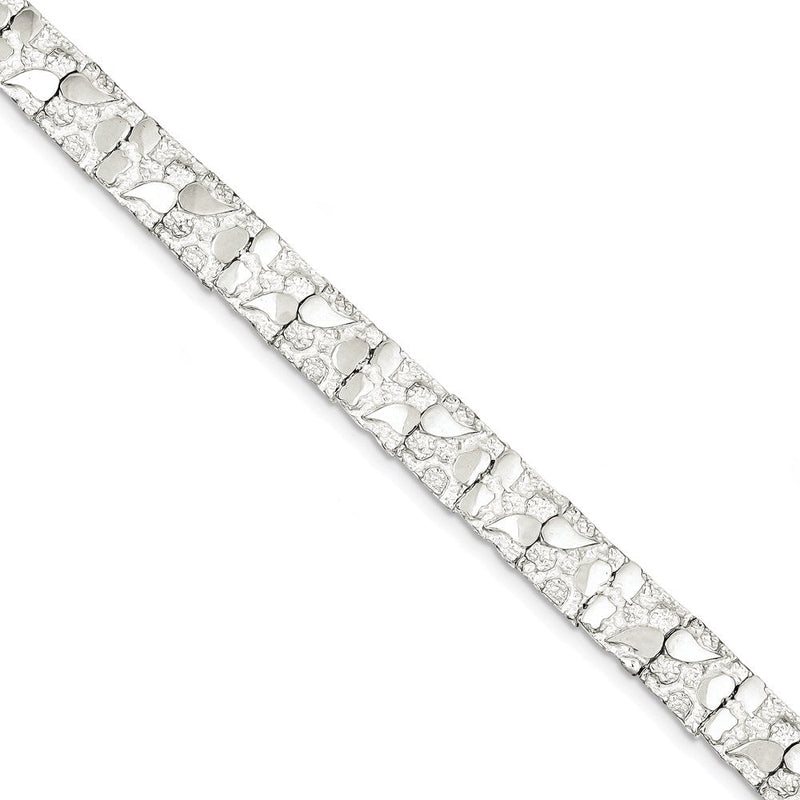 Sterlingsilber 9mm Nugget Armband