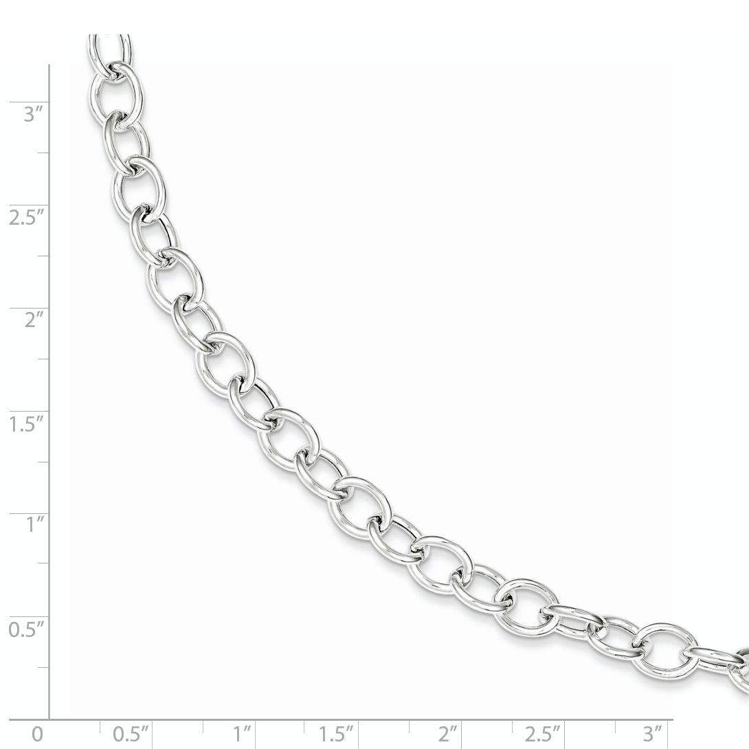 Sterlingsilber Ankerkette 6.75mm Halskette