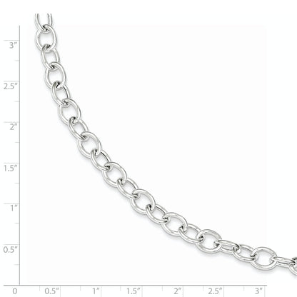 Sterlingsilber Ankerkette 6.75mm Halskette