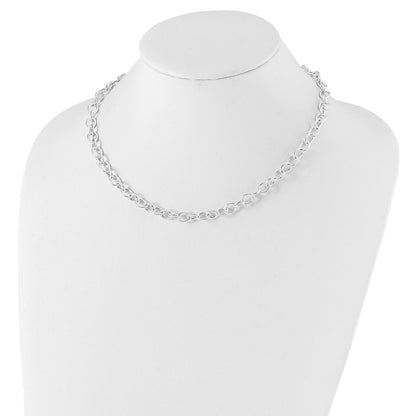 Sterlingsilber Ankerkette 6.75mm Halskette