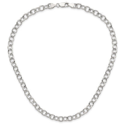 Sterlingsilber Ankerkette 6.75mm Halskette