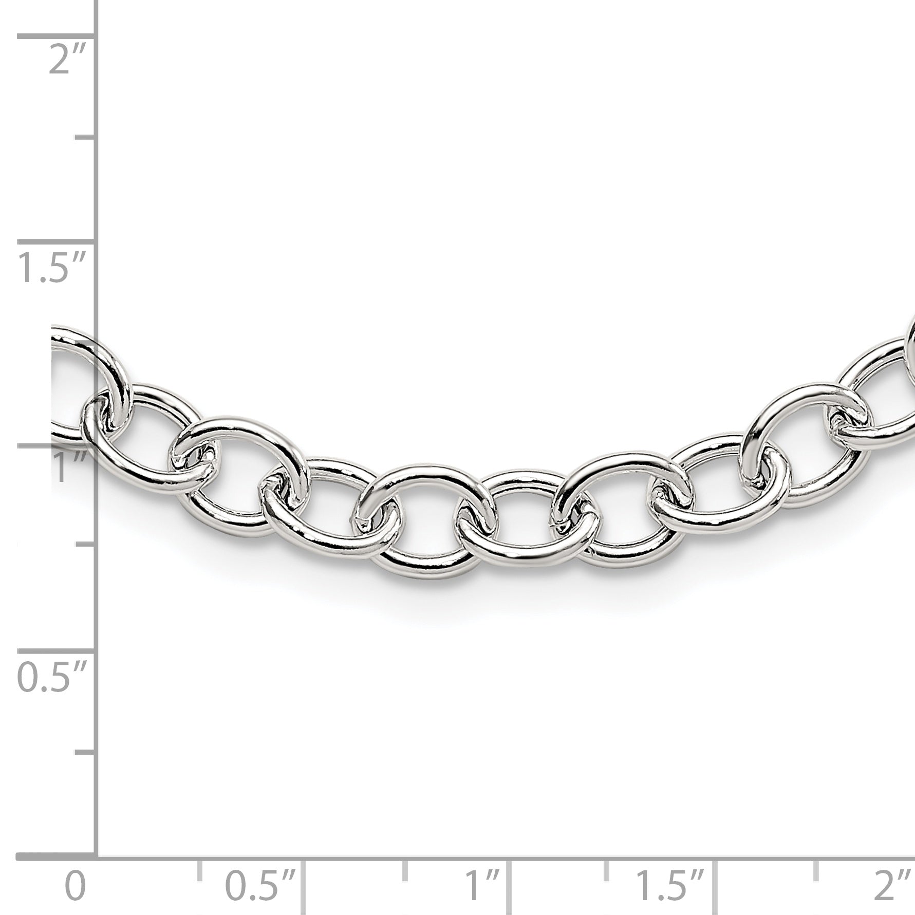 Sterlingsilber Ankerkette 6.75mm Halskette
