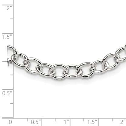 Sterlingsilber Ankerkette 6.75mm Halskette