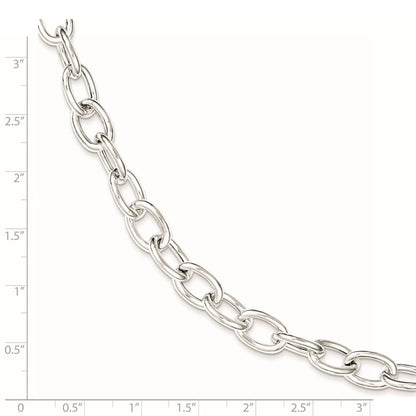7.5 Zoll Sterlingsilber Offen Glieder Ankerkette 8.50mm Armband