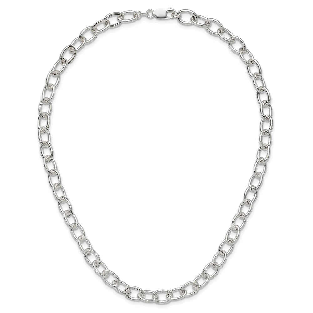 Sterlingsilber Offen Glieder Ankerkette 8.50mm Halskette