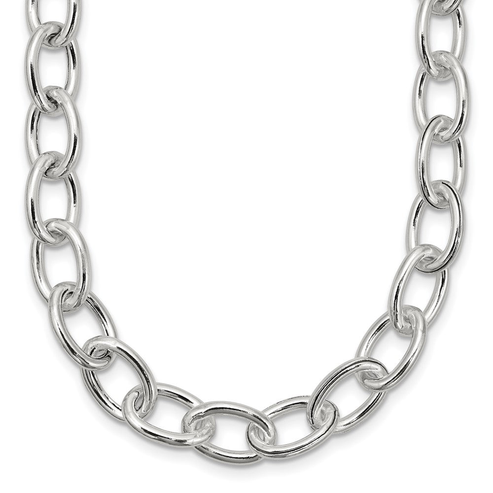 Sterlingsilber Offen Glieder Ankerkette 8.50mm Halskette