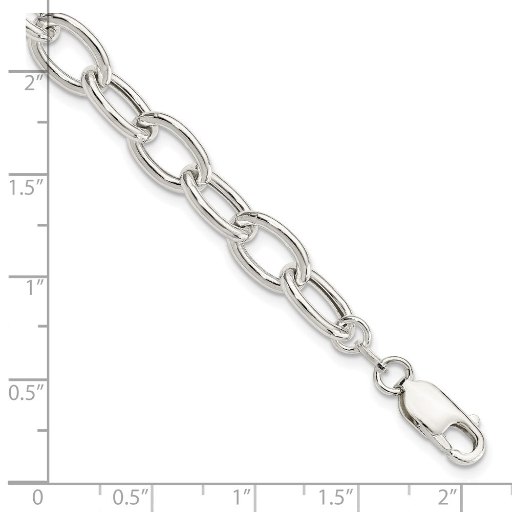 7.5 Zoll Sterlingsilber Offen Glieder Ankerkette 8.50mm Armband