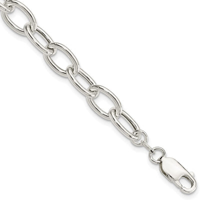 7.5 Zoll Sterlingsilber Offen Glieder Ankerkette 8.50mm Armband