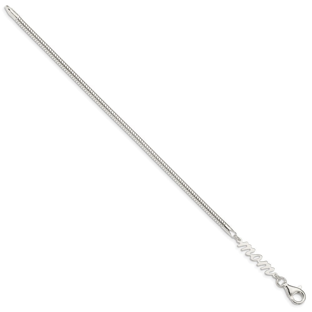 7.5 Zoll Sterlingsilber Mama Armband