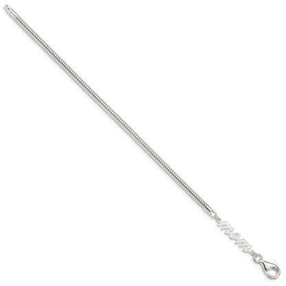 7.5 Zoll Sterlingsilber Mama Armband