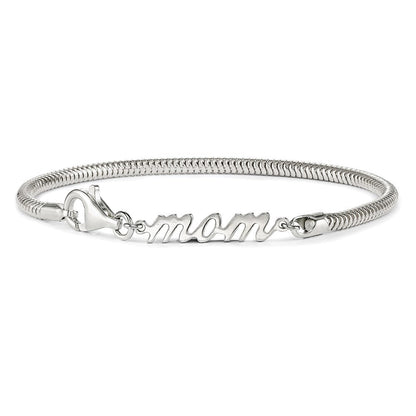 7.5 Zoll Sterlingsilber Mama Armband