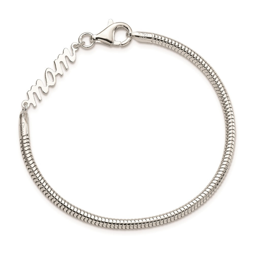 7.5 Zoll Sterlingsilber Mama Armband