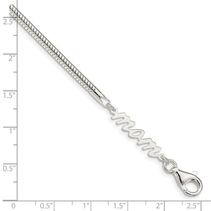 7.5 Zoll Sterlingsilber Mama Armband