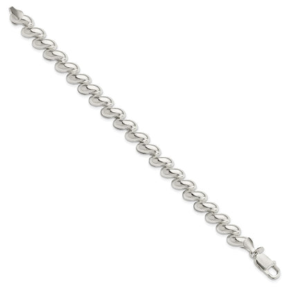 7.5 Zoll Sterlingsilber Fantasie Poliert San Marco Armband