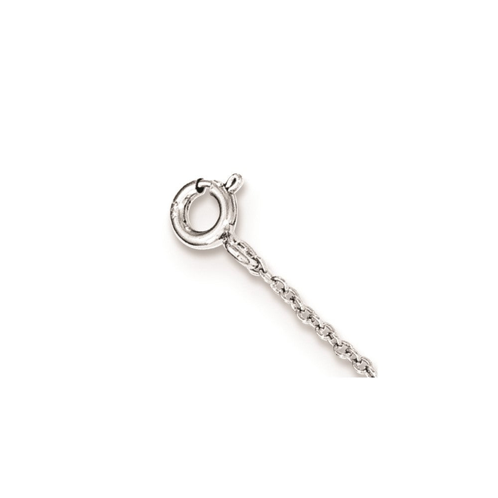 7.25 Zoll Sterlingsilber Rhodiniert Poliert Unendlichkeit Symbol Armband