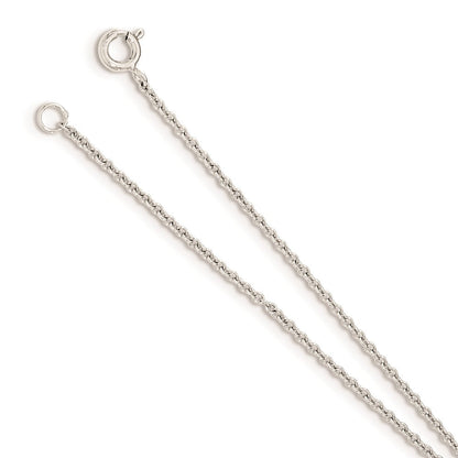 Sterlingsilber Rhodiniert-plat Poliert Zirkonia Vier Blatt Klee Attached Ring/bracelet