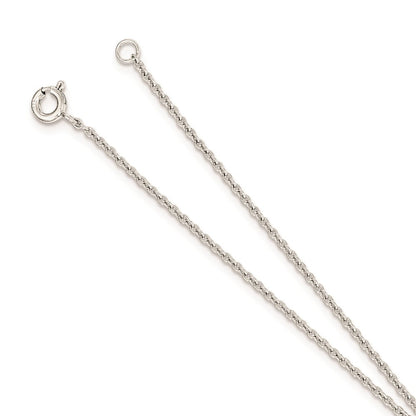 Sterlingsilber Rhodiniert Poliert Kreuz Attached Ring/bracelet