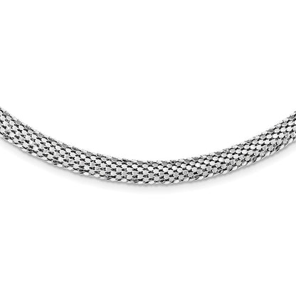 Sterlingsilber Netz Halskette