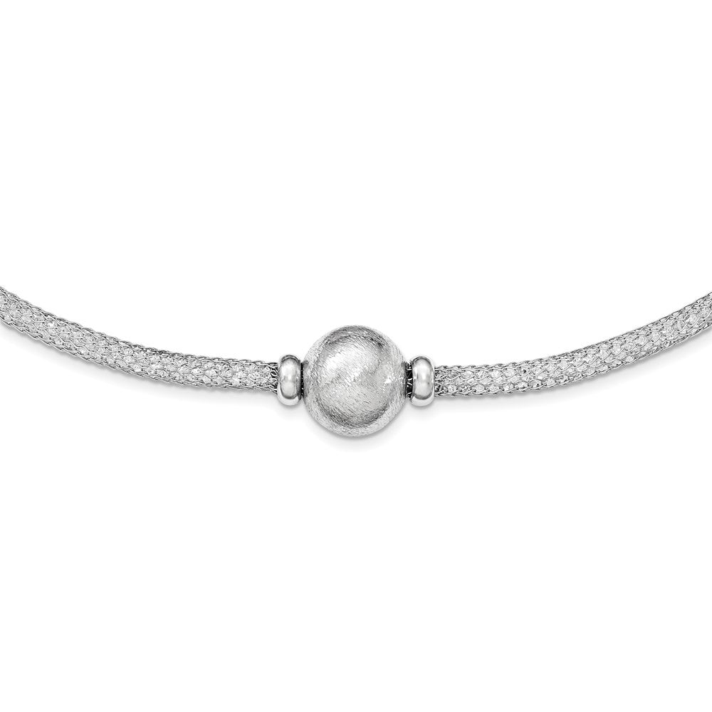 Sterlingsilber Poliert Kristall Halskette