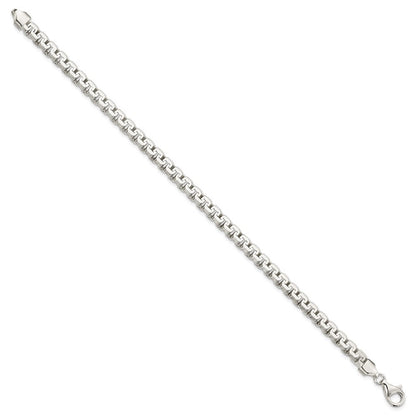 8.5 Zoll Sterlingsilber Poliert Fantasie Armband