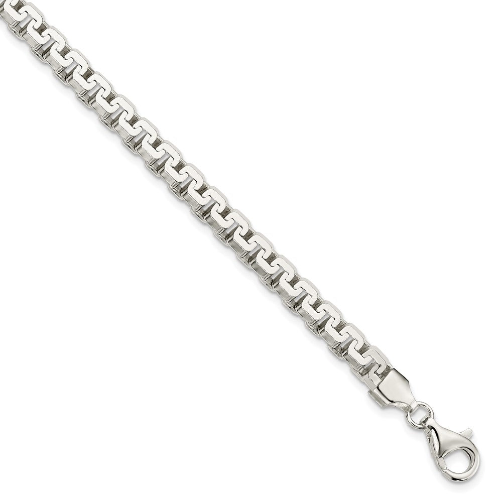 8.5 Zoll Sterlingsilber Poliert Fantasie Armband