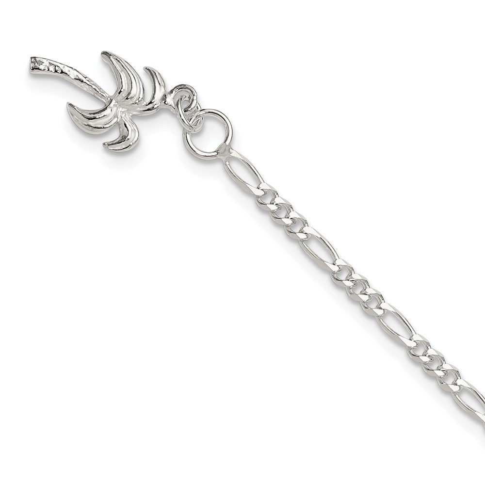 Sterlingsilber Palme Baum Fußkettchen