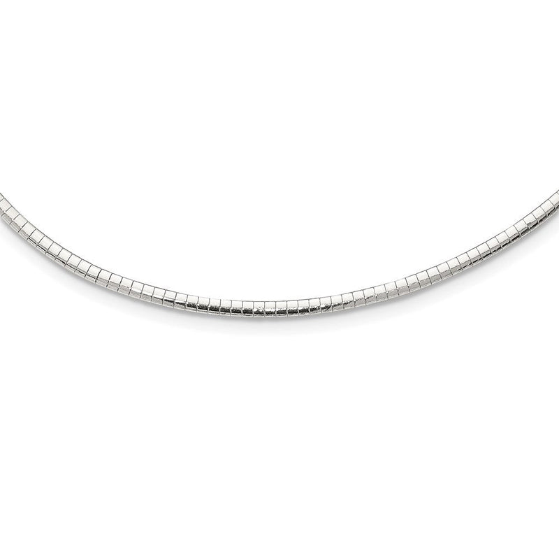 Sterlingsilber 3mm Cubetto Halskette