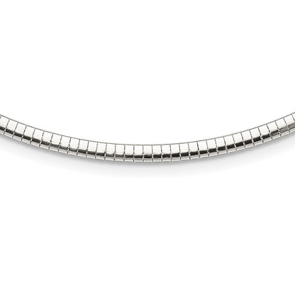 16 Zoll Sterlingsilber 3.25mm mit 2 Zoll. Verlängerung Cubetto Halskette