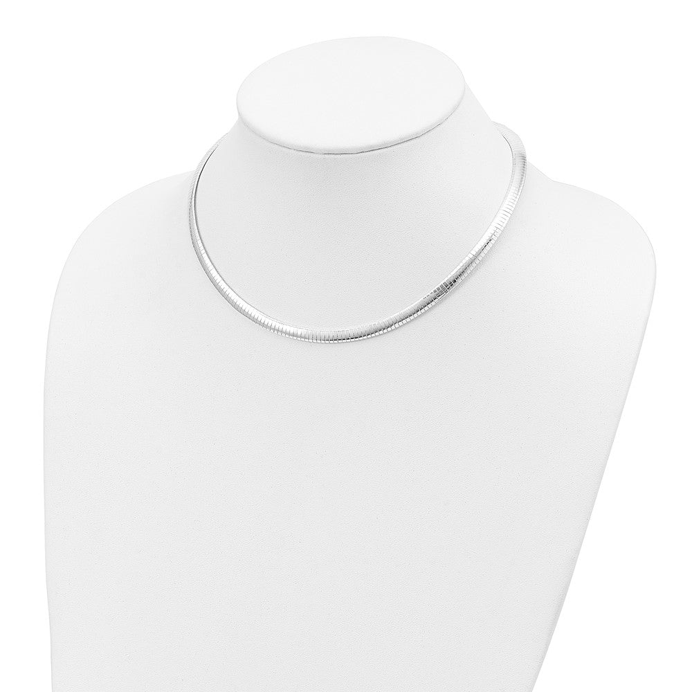 16 Zoll Sterlingsilber 5.2mm mit 2 Zoll Verlängerung. Cubetto Halskette