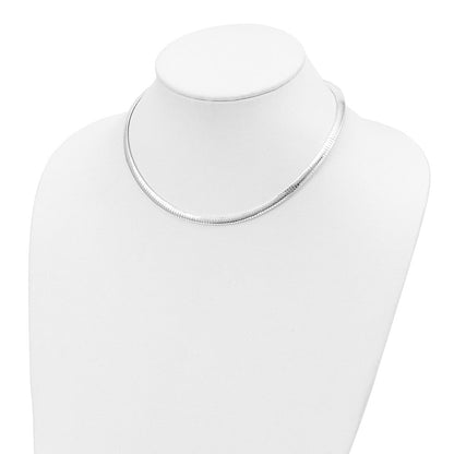 16 Zoll Sterlingsilber 5.2mm mit 2 Zoll Verlängerung. Cubetto Halskette
