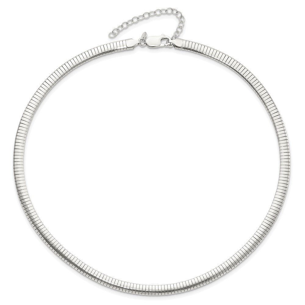 16 Zoll Sterlingsilber 5.2mm mit 2 Zoll Verlängerung. Cubetto Halskette