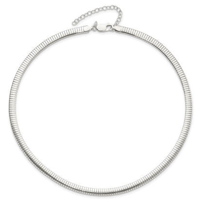 16 Zoll Sterlingsilber 5.2mm mit 2 Zoll Verlängerung. Cubetto Halskette