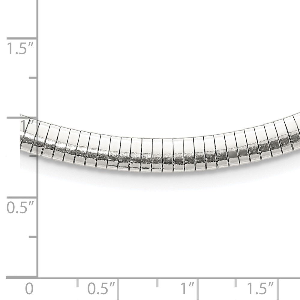 16 Zoll Sterlingsilber 5.2mm mit 2 Zoll Verlängerung. Cubetto Halskette
