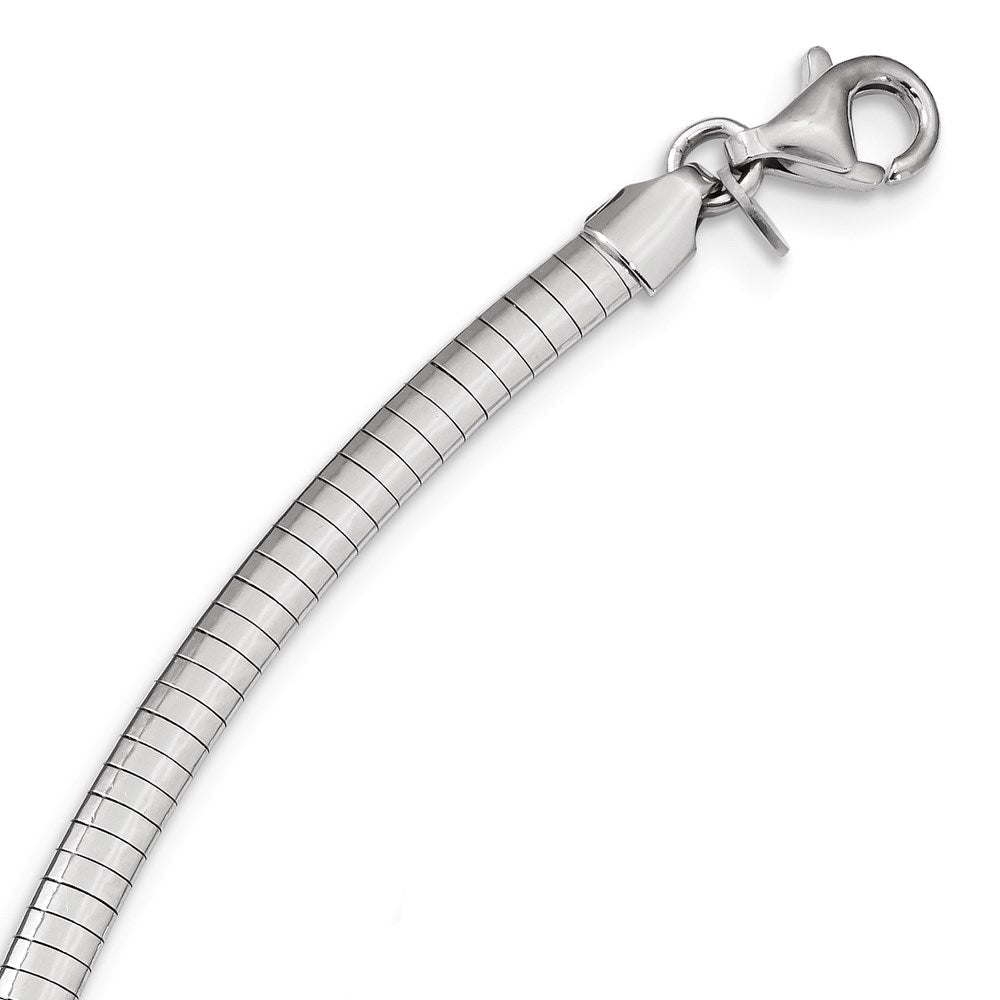 Sterlingsilber Rhodiniert Zirkonia Cubetto Halskette