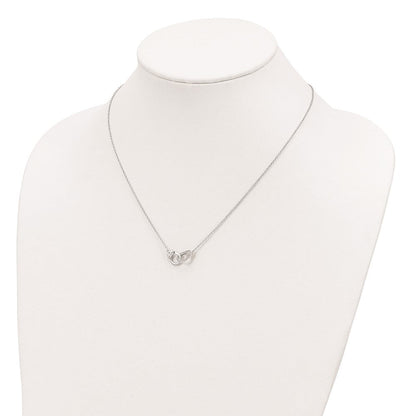 Sterlingsilber Rhodiniert Handcuff Halskette