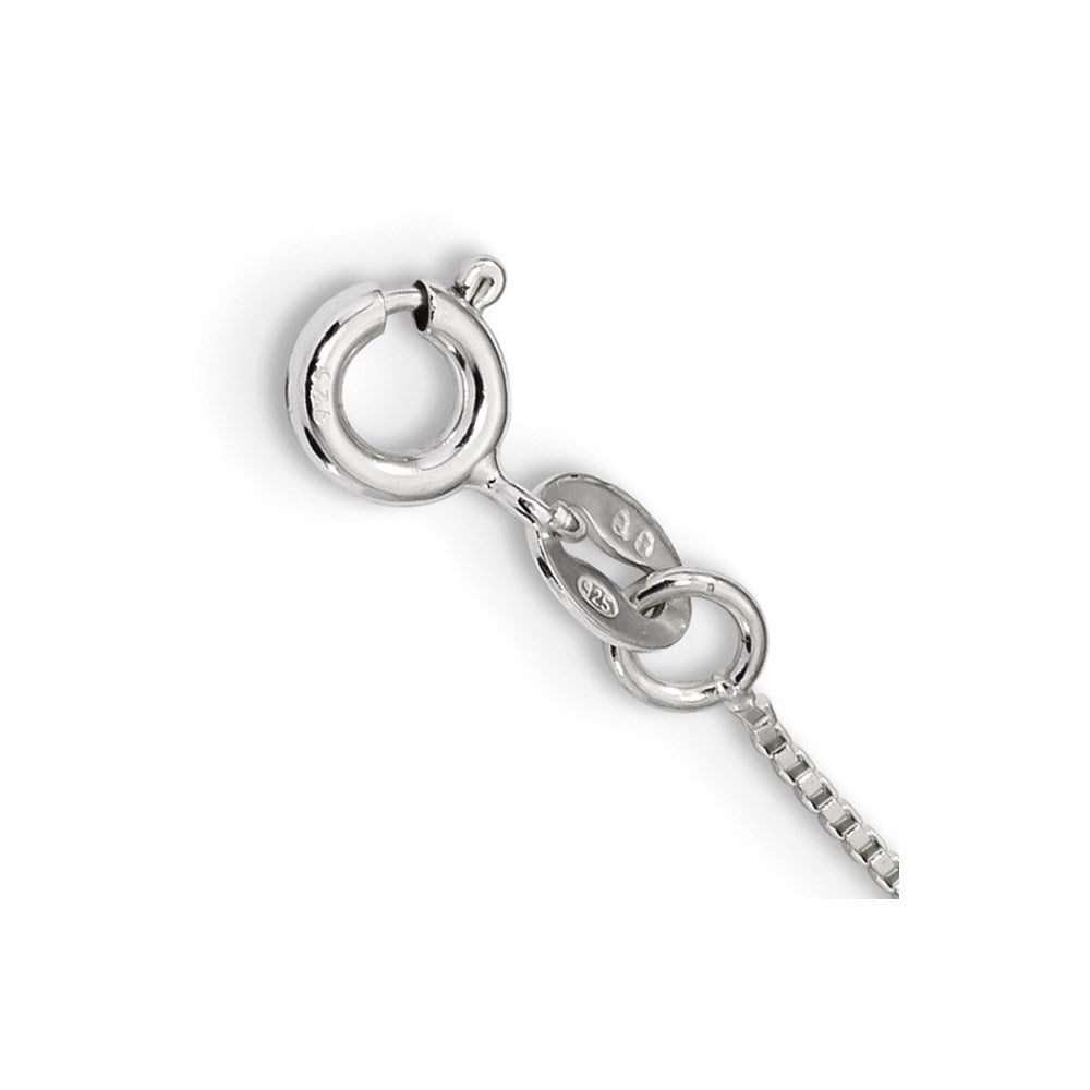 Sterlingsilber & Rutheniumbeschichtet Mustache Tropfen Halskette