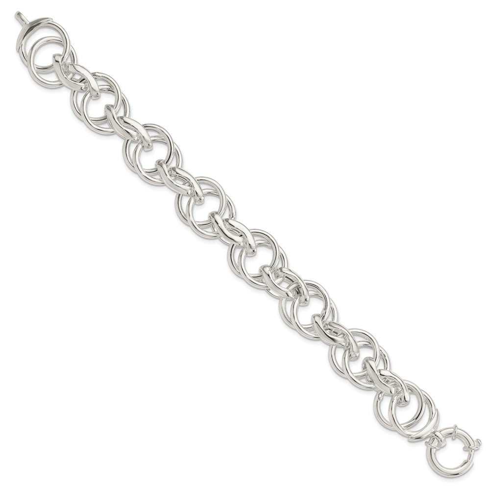 Sterlingsilber Poliert Fantasieglieder 8.5 Zoll Armband