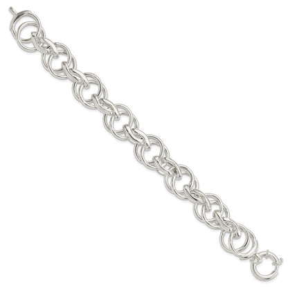 Sterlingsilber Poliert Fantasieglieder 8.5 Zoll Armband