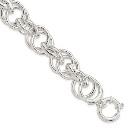 Sterlingsilber Poliert Fantasieglieder 8.5 Zoll Armband