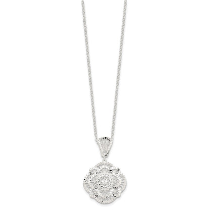 Sterlingsilber Diamantiert Fantasie Halskette