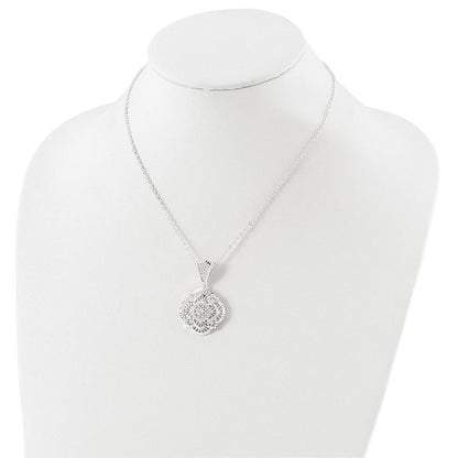 Sterlingsilber Diamantiert Fantasie Halskette