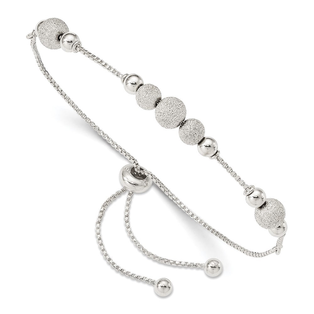 Sterlingsilber Gekugelt Verstellbar Armband