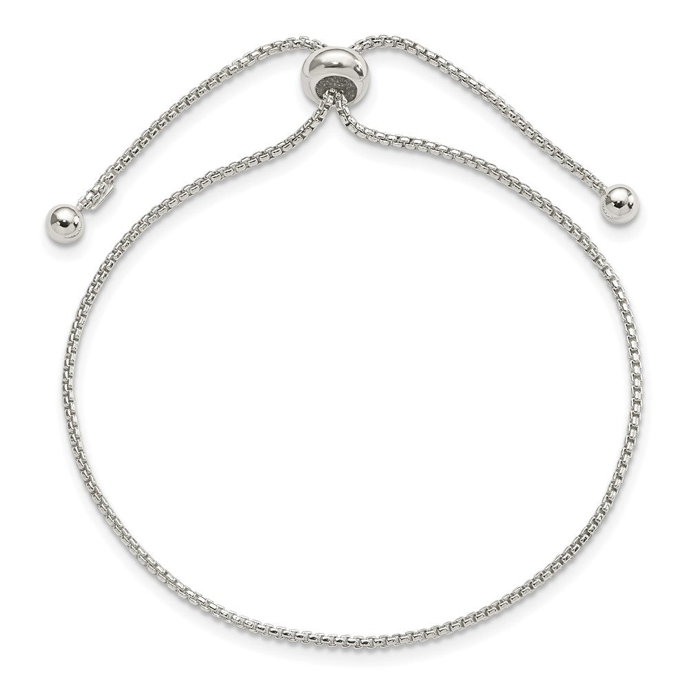 9.25 Zoll Sterlingsilber Verstellbar Armband